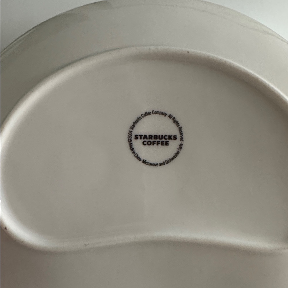 Starbucks Classic White Mug (2018) and Saucer (2004) - Picture 6 of 8